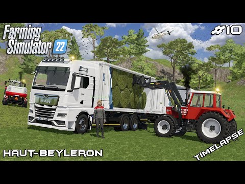 Making HAY bales with MrsTheCamPeR | Animals on Haut-Beyleron | Farming Simulator 22 | Episode 10
