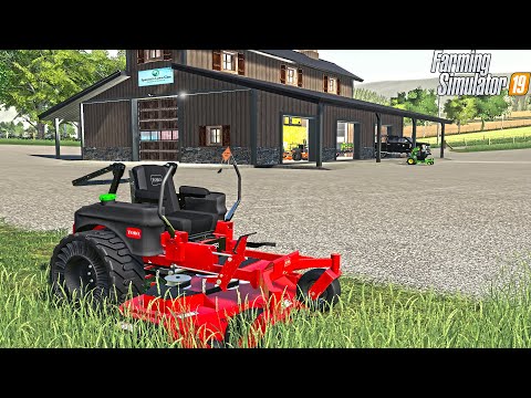 MAKING MONEY MOWING LAWNS | MOWING MONDAY | FARMING SIMULATOR 2019