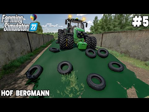Making SILAGE & Sowing 5Ha of Wheat | Hof Bergmann | Farming Simulator 22 | Episode 5