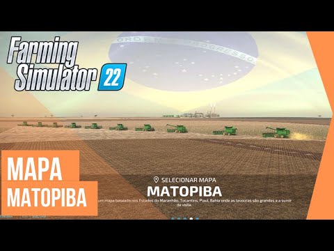 Mapa MATOPIBA no ModHub do FARMING SIMULATOR 22