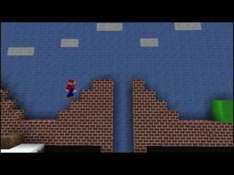 Mario in Minecraft