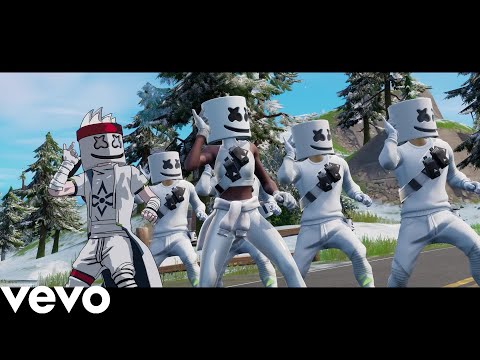 Marshmello | VIBR8 (Official Fortnite Music Video) Maximum Bounce Emote!!  @Marshmello