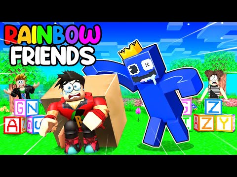 MAVİ KORKUNÇ CANAVAR YAKALADI 😱 Roblox Rainbow Friends