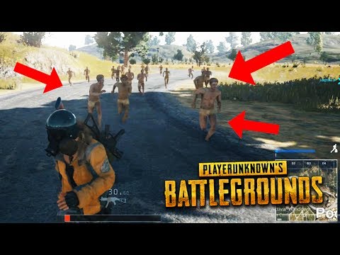 MEDIO SERVER ZOMBIE DETRÁS DE MÍ! RISAS!!! PLAYERUNKNOWN'S BATTLEGROUNDS