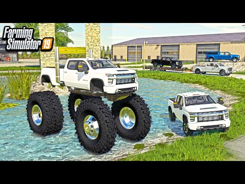 MEGA MONSTER DURAMAX WITH CRAZY LIFT! (GOING MUDDING) | FARMING SIMULATOR 2019