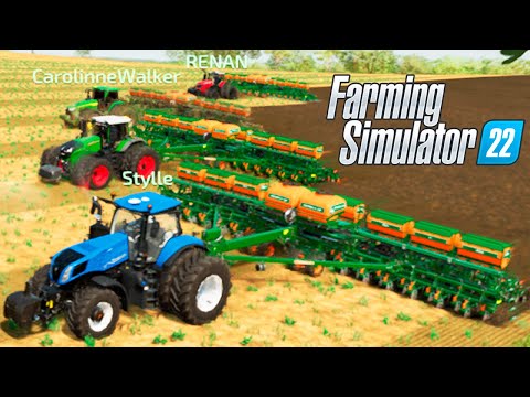 MEGA PLANTIO DE SOJA (FAZENDA DO OCO) | Farming Simulator 22