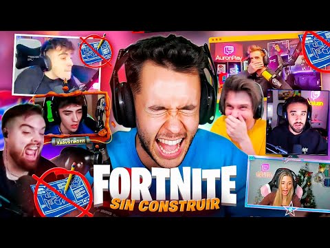 MEJORES MOMENTOS DEL TORNEO DE FORNITE CON STREAMERS *SIN CONSTRUIR* – TheGrefg