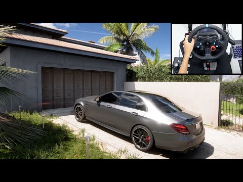 Mercedes AMG E63S – Forza Horizon 5 | Logitech g29 gameplay