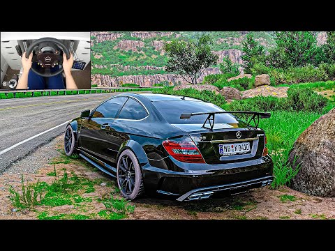 Mercedes C63 AMG – Forza Horizon 5 (Steering Wheel + Shifter) Gameplay
