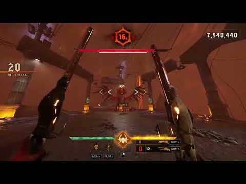 Metal Hellsinger Demo Inhuman no hit run –  25 650 880 Score