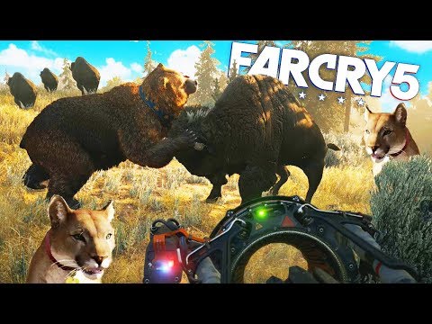 MI OSO Y MI PUMA VS LOS BISONTES | FAR CRY 5
