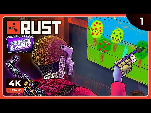 MI PROPIA SKIN EN RUST –  EMPIEZA STREAMERLAND! | RUST Gameplay Español