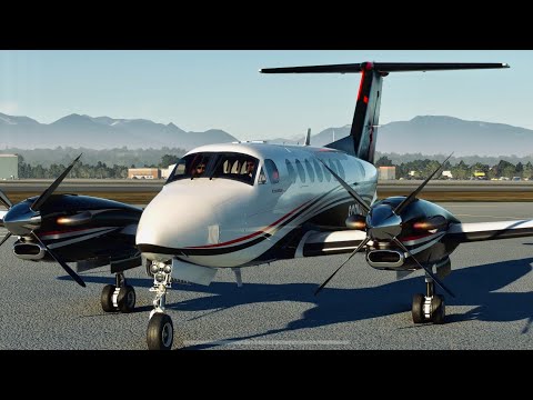 Microsoft Flight Simulator 2020 Cessna KingAir 350i Vancouver (YVR) to Tofino (YAZ)
