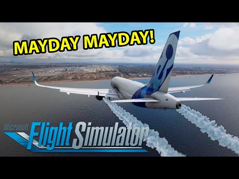 Microsoft FLIGHT SIMULATOR 2020 ✈️ | Aterrizajes de EMERGENCIA – MAYDAY !! Sin MOTORES ni TREN