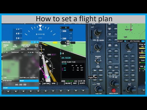 Microsoft Flight Simulator 2020 – How to set a flight plan