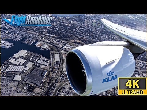 Microsoft Flight Simulator 2020 | ULTRA REALISM on RTX 3090 | Approaching Amsterdam in a Boeing 777