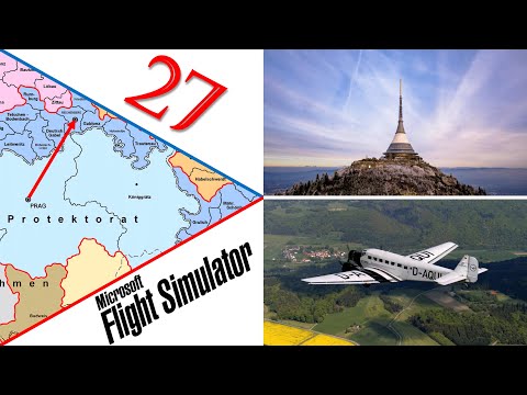 Microsoft Flight Simulator #27 – Lot Praga – Królewiec (Praga – Liberec)