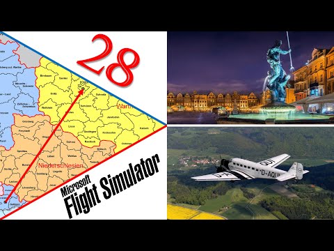 Microsoft Flight Simulator #28 – Lot Praga – Królewiec (Liberec – Poznań)