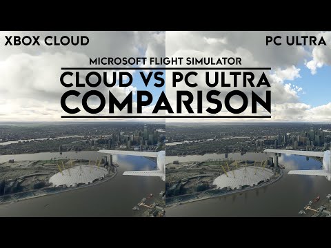 Microsoft Flight Simulator – Cloud vs PC Ultra Settings Comparison