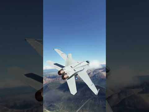 Microsoft Flight Simulator – flying the F-18 Super hornet in the Lake District National park