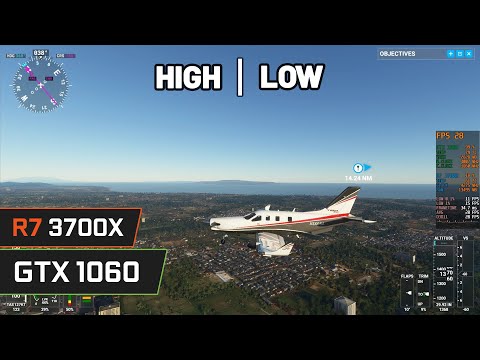 Microsoft Flight Simulator GTX 1060 3GB | High & Low Settings