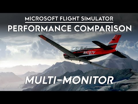 Microsoft Flight Simulator – PERFORMANCE Comparison: Multi-Monitor Support
