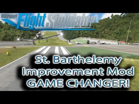 Microsoft Flight Simulator | St Barthelemy TFFJ | Improvement Scenery!