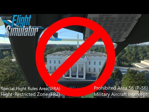 Microsoft Flight Simulator | White House Landing Attempt FAA Violations | With Commentary
