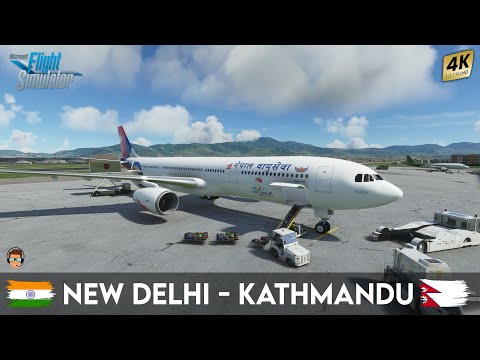 Microsoft Flight Simulator2020 | New Delhi to Kathmandu |With ATC Calls | Nepal Air | Upstart Gaming