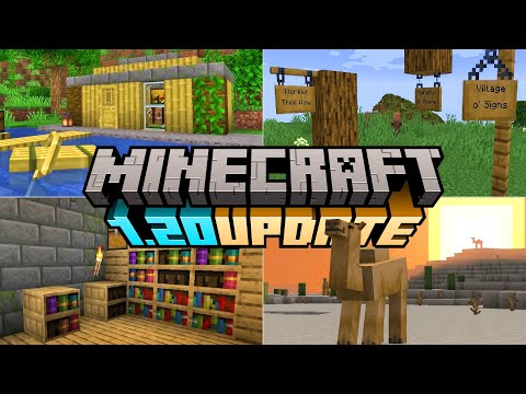 Minecraft 1.20: NOWA AKTUALIZACJA! WIELBŁĄDY! WYROBY Z BAMBUSÓW! TRATWA!