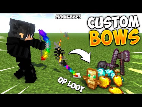 Minecraft But I Can Craft CUSTOM BOWS!