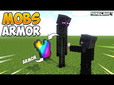 Minecraft But MOBS Give CUSTOM ARMOR…