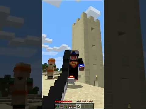 Minecraft mais les outils sont GÉANT #shorts