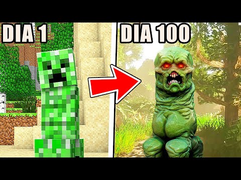 MINECRAFT pero CADA DIA SE VE mas REALISTA 😱