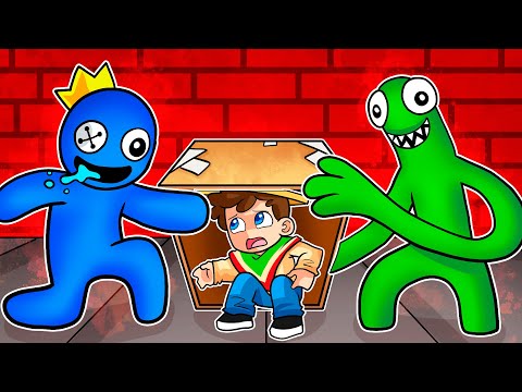 ¡Minecraft PERO SOBREVIVE a los RAINBOW FRIENDS! 🤪🌈 SILVIOGAMER MINECRAFT PERO