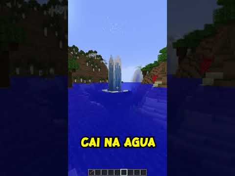 MINECRAFT TEM RESPINGO NA AGUA AGORA?