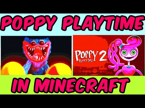 Minecraft: THE BEST HUGGY WUGGY POPPY PLAYTIME BUILD #shorts