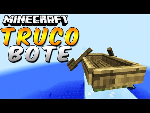 Minecraft: Truco Hermoso del Bote Super Rápido – Rabahrex