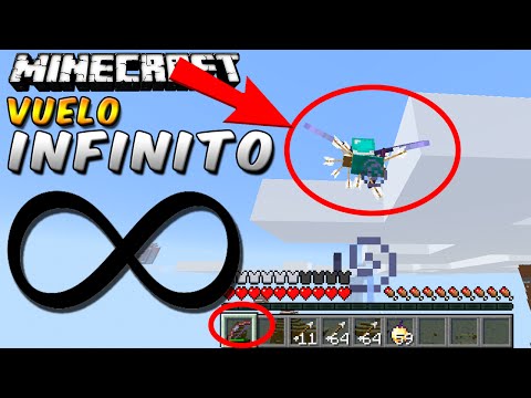 Minecraft: Vuelo INFINITO con las alas de Elytra – Rabahrex