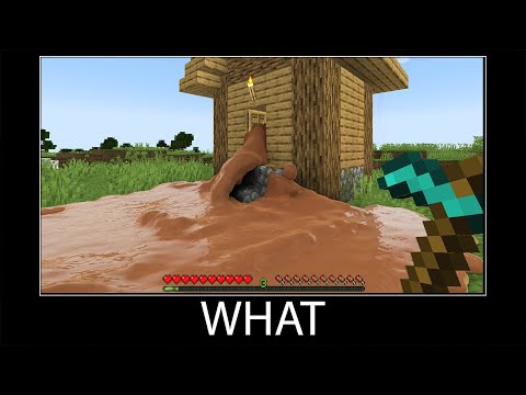 Minecraft wait what meme part 165 realistic chocolate fluid