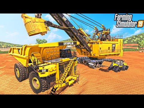 MINING FOR GOLD (2000 TON EQUITMENT) | FARMING SIMULATOR 2019