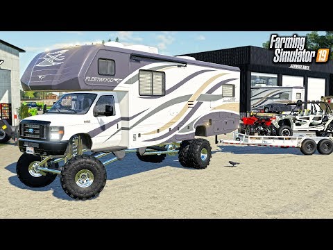 MONSTER CAMPER BUILD FOR CUSTOMER! $140,000 BUILD! (ROLEPLAY) | FARMING SIMULATOR 2019