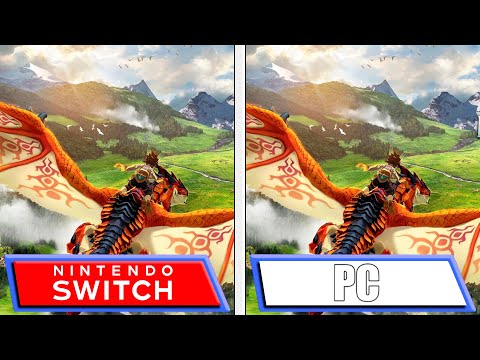 Monster Hunter Stories 2 | Switch VS PC | Graphics Comparison & Switch Framerate