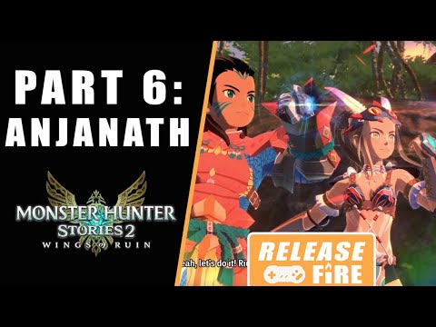 Monster Hunter Stories 2 The Sealed Den how to beat Anjanath – Walkthrough Part 6 Wings of Ruin