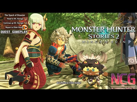 Monster Hunter Stories 2 – The Spark Of Disaster Quest Gameplay