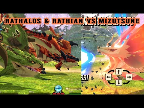 Monster Hunter Stories 2 Wings of Ruin: Rathalos & Rathian vs Mizutsune 💥