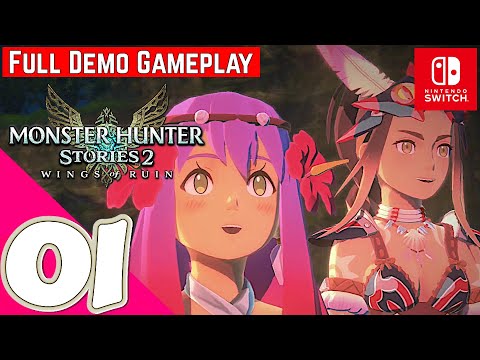Monster Hunter Stories 2: Wings of Ruin [Switch] | Full Demo Gameplay Walkthrough | No Commentary