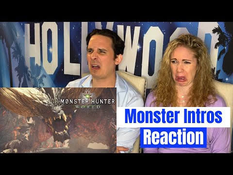 Monster Hunter World All Monster Intros Reaction