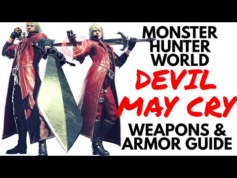 Monster Hunter World: Devil May Cry Event (MHW Dante Armor & Weapon)