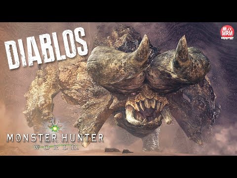 MONSTER HUNTER WORLD – ENFRENTANDO O DIABLOS | A ABERRAÇÃO DO DESERTO